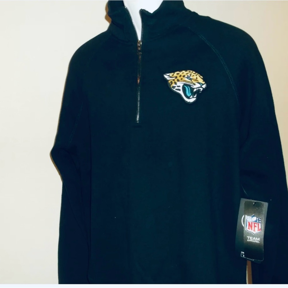 NWT/ Jacksonville Jaguars, 1/4 Zip Pullover, Men's Size:  Large
